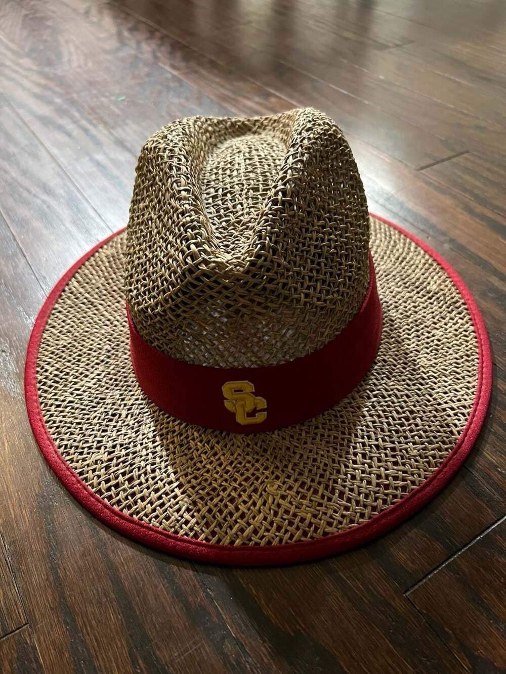 New Era USC Trojans Straw Sun Hat Gambler Safari One Size Fits Most